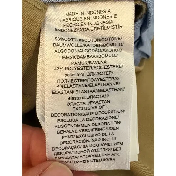 Ralph Lauren Tan Business Casual Pants. Size 35/32 - Picture 5 of 7